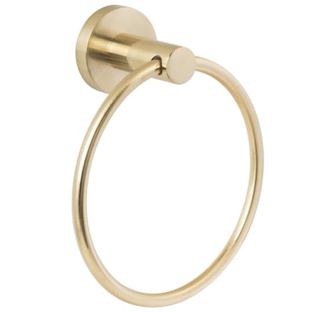 Sure-Loc Hardware Sure-Loc Hardware Lugano Towel Ring, Satin Brass LG-TR1 SB